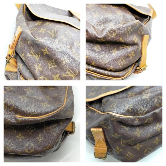 Authentic Louis Vuitton Saumur 35 Brown Monogram Crossbody Bag mon663-110925 - Picture 6 of 16